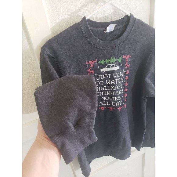 Unbranded Tops - Hallmark Sweatshirt Size Small Christmas Movies